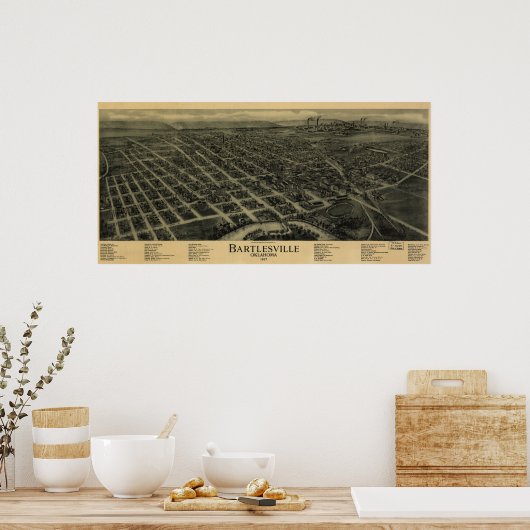 Poster Bartlesville, Oklahoma (Cuisine)