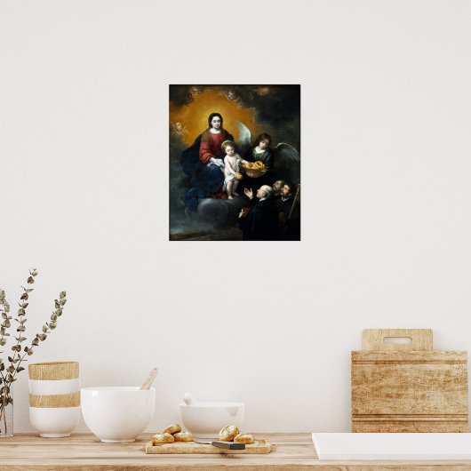 Poster Bartolomé Esteban Murillo Le Christ bébé (Cuisine)