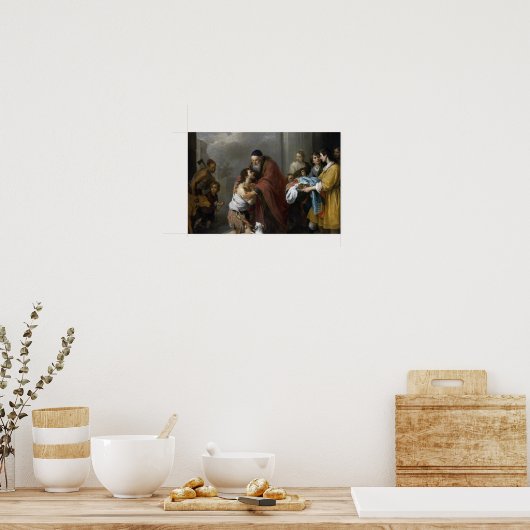 Poster Bartolome Esteban Murillo-Retour du prodigue (Cuisine)
