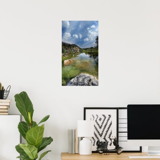 Poster Barton Creek - Austin Texas 14 (Bureau à domicile)
