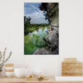 Poster Barton Creek Cliffs - Austin Texas (Cuisine)