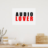Poster Basculement audio (Cuisine)