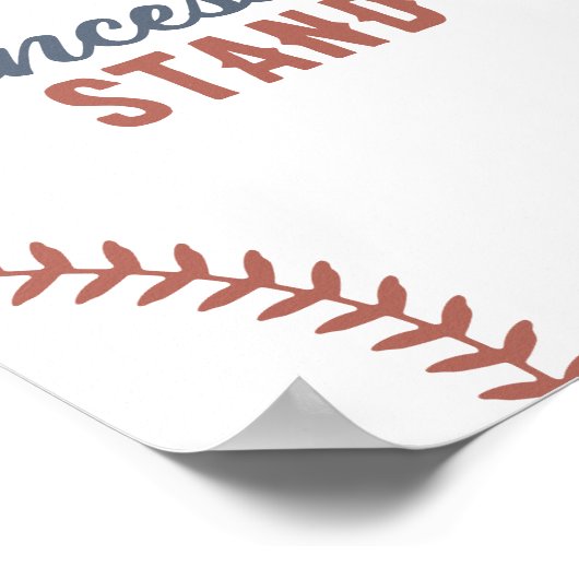 Poster Base-ball Anniversaire de la concession (Coin)