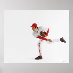 Poster Base-ball de lancement de broc
