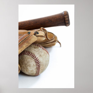 Poster Base-ball et bat
