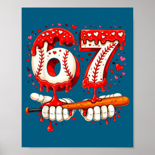 Poster Base-ball garçons 67 Glace au goutte à goutte