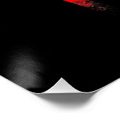 Poster Base-ball USA Drapeau Américain Drapeau Américain (Coin)