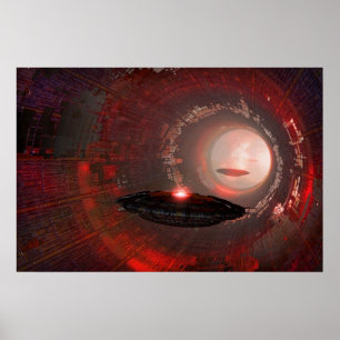 Poster Base de secret d'UFO