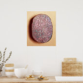 Poster Base d'un scarabée de mariage d'Amenhotep III (Cuisine)