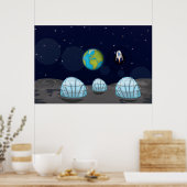 Poster Base lunaire (Cuisine)