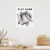 Poster Baseball (Cuisine)