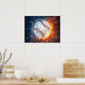 Poster Baseball (Cuisine)