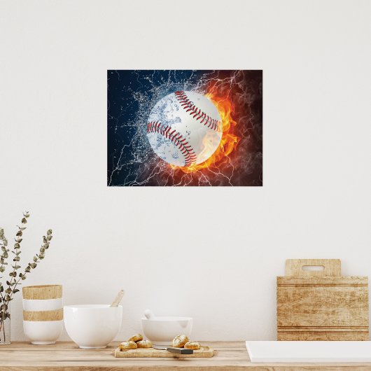 Poster Baseball (Cuisine)