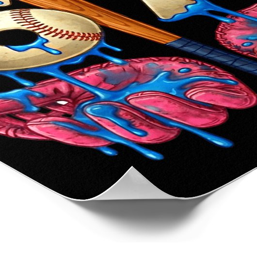 Poster Baseball 67 Six Seven Funny Gen Alpha Meme Drip  (Coin)