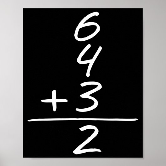 Poster Baseball 6 4 3 Double Play Turn Two Design (Devant)