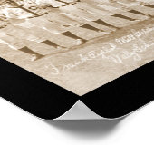 Poster Baseball à Cleveland Photo 1936 (Coin)