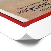 Poster BASEBALL à HOME PLATE en 1895 (Coin)