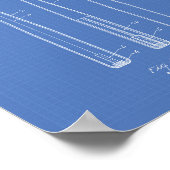 Poster Baseball Bat 1924 Art Brevet - Plan directeur (Coin)