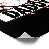 Poster Baseball Daddy Correspondance Famille Softball L (Coin)