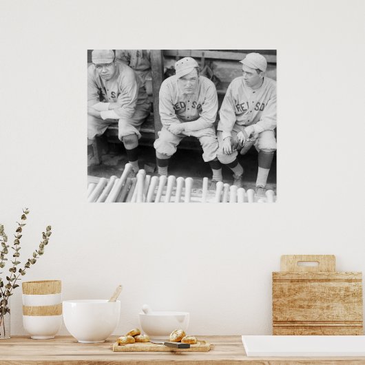 Poster Baseball de Boston 1916 (Cuisine)