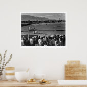Poster Baseball de Manzanar Ansel Adams (Cuisine)