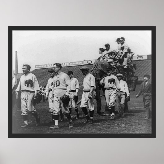 Poster Baseball démocrate républicain 1926 (Devant)