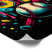 Poster Baseball Drip 6 7 Numéro 67 Six Sept Mème Hommes B (Coin)