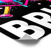 Poster Baseball Drip Funny Bruh Ice Cream Dripng Matching (Coin)