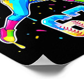 Poster Baseball Drip Ice Cream Number 67 Player Or 67th B (Coin)