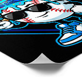 Poster Baseball Drip Ice Cream Respect The Drip Home Plat (Coin)