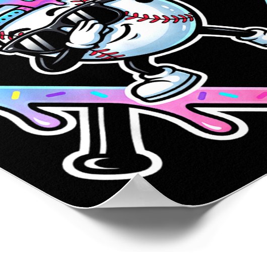 Poster Baseball Ice Cream Drip 67 Player Dabbing Six Seve (Coin)