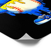 Poster Baseball Ice Cream Drip Dreidel Happy Hanukkah Boy (Coin)