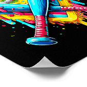 Poster Baseball Ice Cream Drip Number 67 Player 67th Birt (Coin)