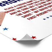 Poster Baseball Mon eau a cassé Baby shower Jeu signe (Coin)