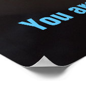 Poster Baseball Motivationnel Croyez en vous-même (Coin)