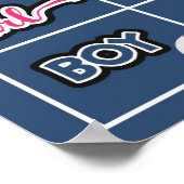 Poster baseball ou arcs jetez votre vote (Coin)