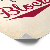 Poster Baseball S'il vous plaît signer un panneau de bloc (Coin)