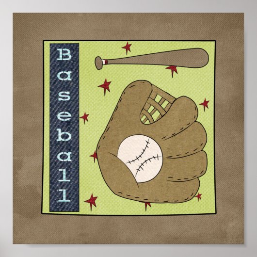 Poster Baseball (Sporty Collection) (Devant)