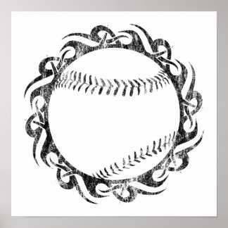 Poster baseball : tribalz