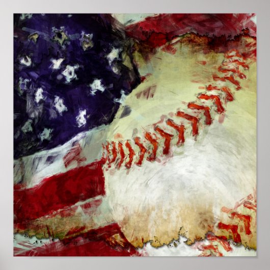 Poster Baseball USA (Devant)