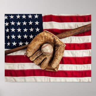Poster Baseball vintage