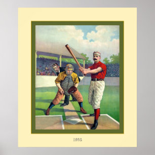 Poster Baseball vintage