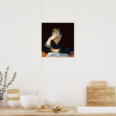 Poster Bashkirtseff - Devant un livre (Cuisine)