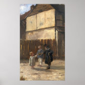 Poster Bashkirtseff - Garçons Dans Un Jardin (Devant)