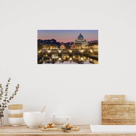 Poster Basilica di San Pietro Roma Italia (Cuisine)