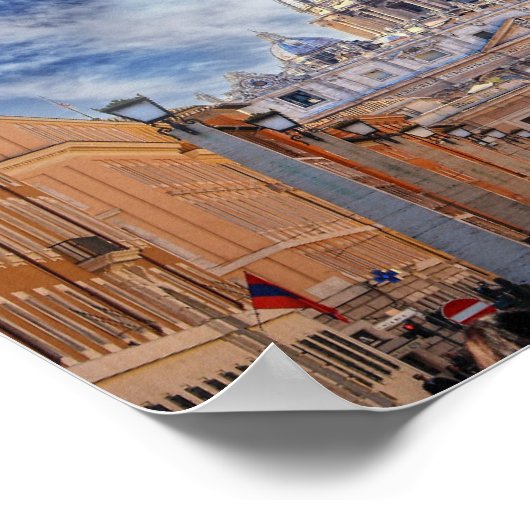 Poster Basilique Saint-Pierre Cité du Vatican (Coin)