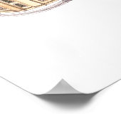 Poster Basilique Saint-Pierre. Cité du Vatican Rome. Ital (Coin)