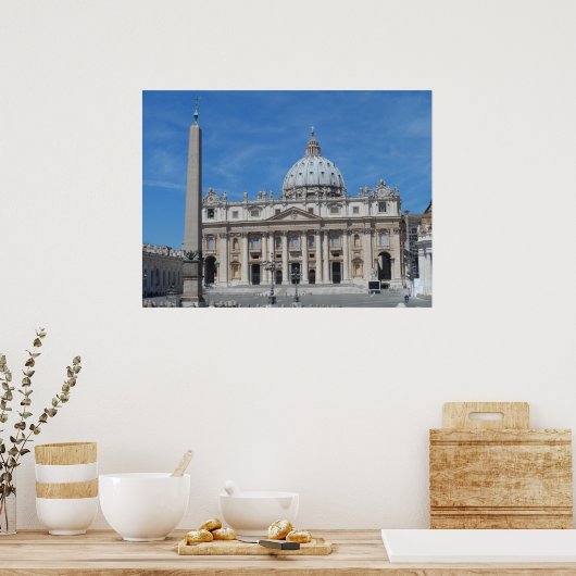 Poster Basilique Saint-Pierre - Vatican (Cuisine)