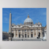 Poster Basilique Saint-Pierre - Vatican (Devant)