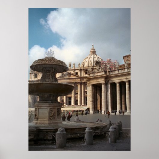 Poster Basilique Saint-Pierre, Vatican, Rome (Devant)